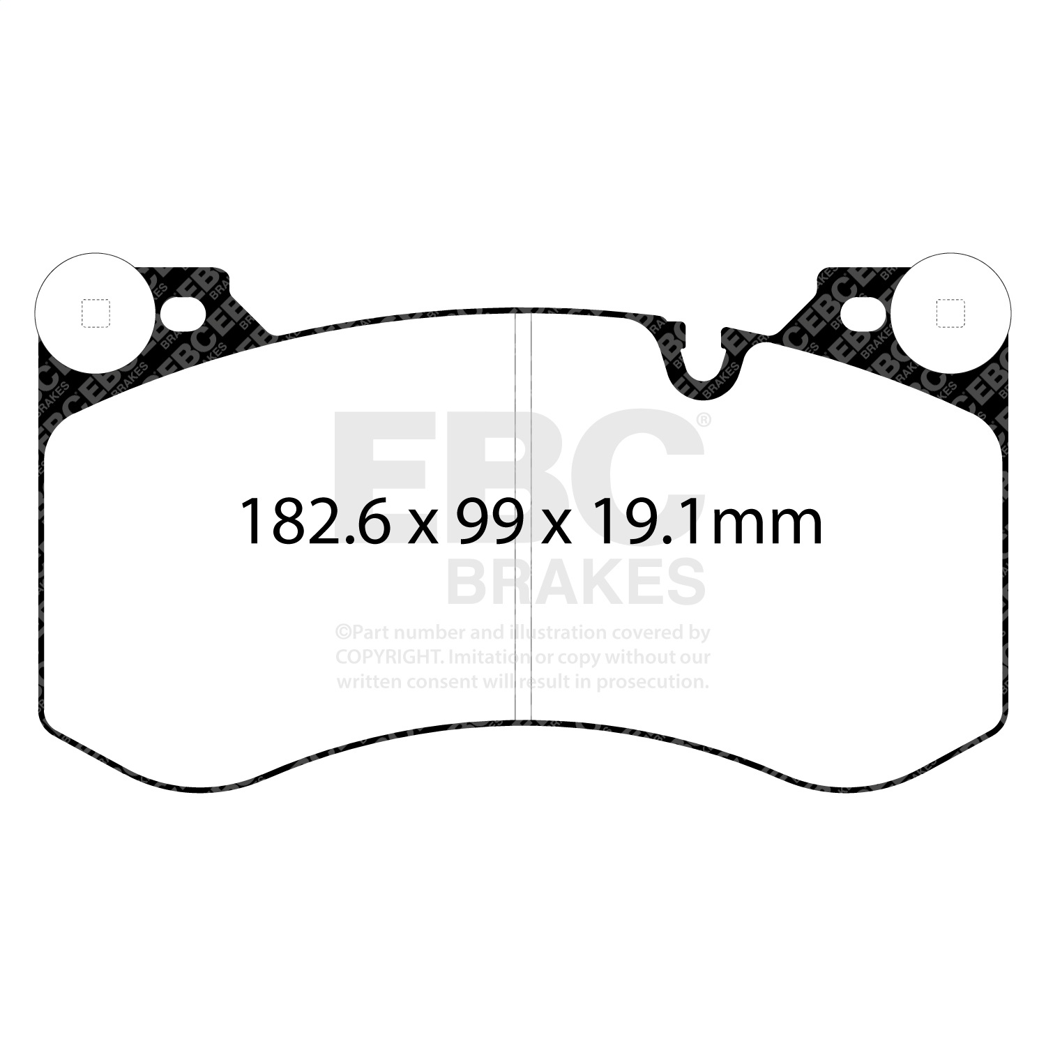 EBC Brakes DP42454R Yellowstuff Street And Track Brake Pads Fits 21-23 M3 M4