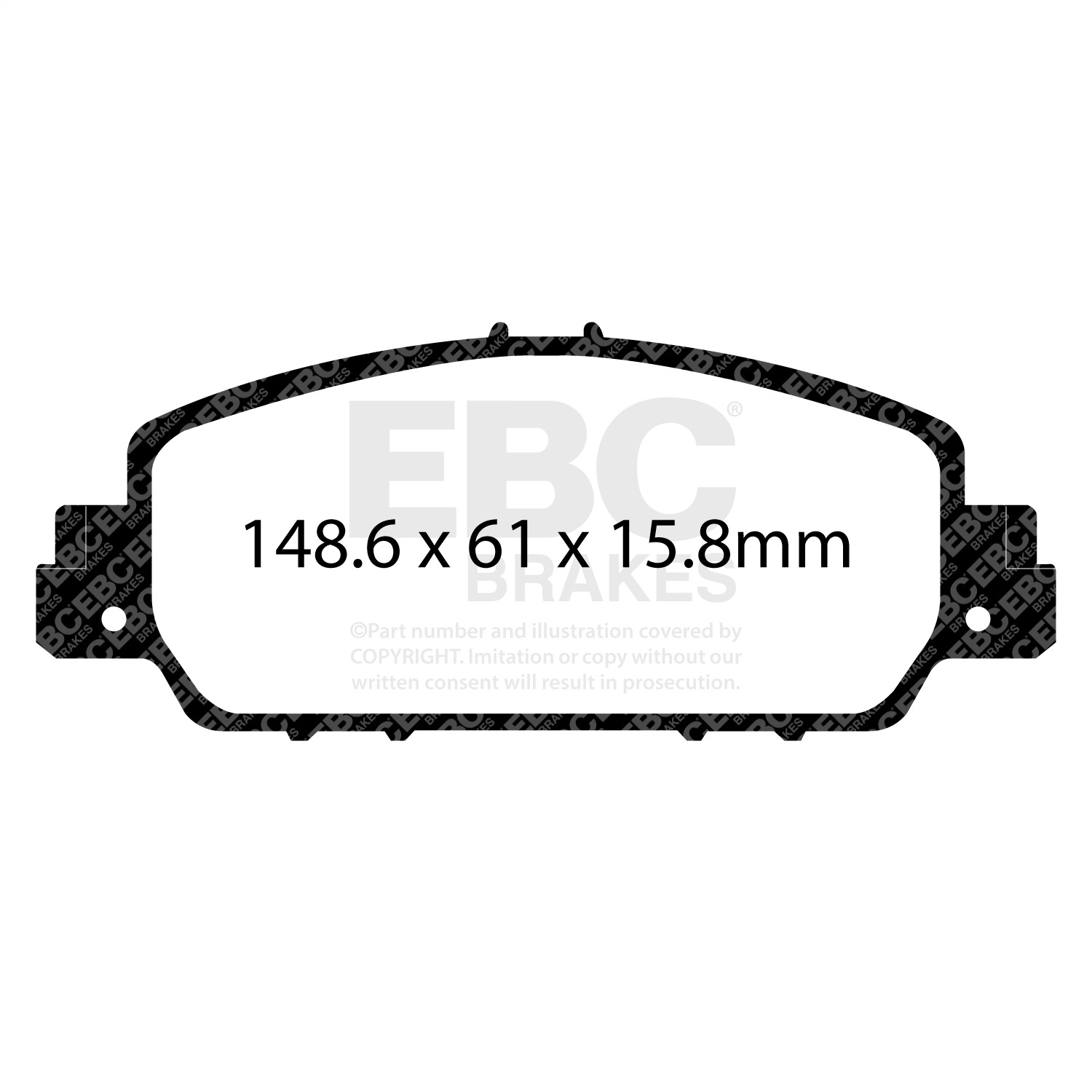 EBC DP33014C Redstuff Pads - Front