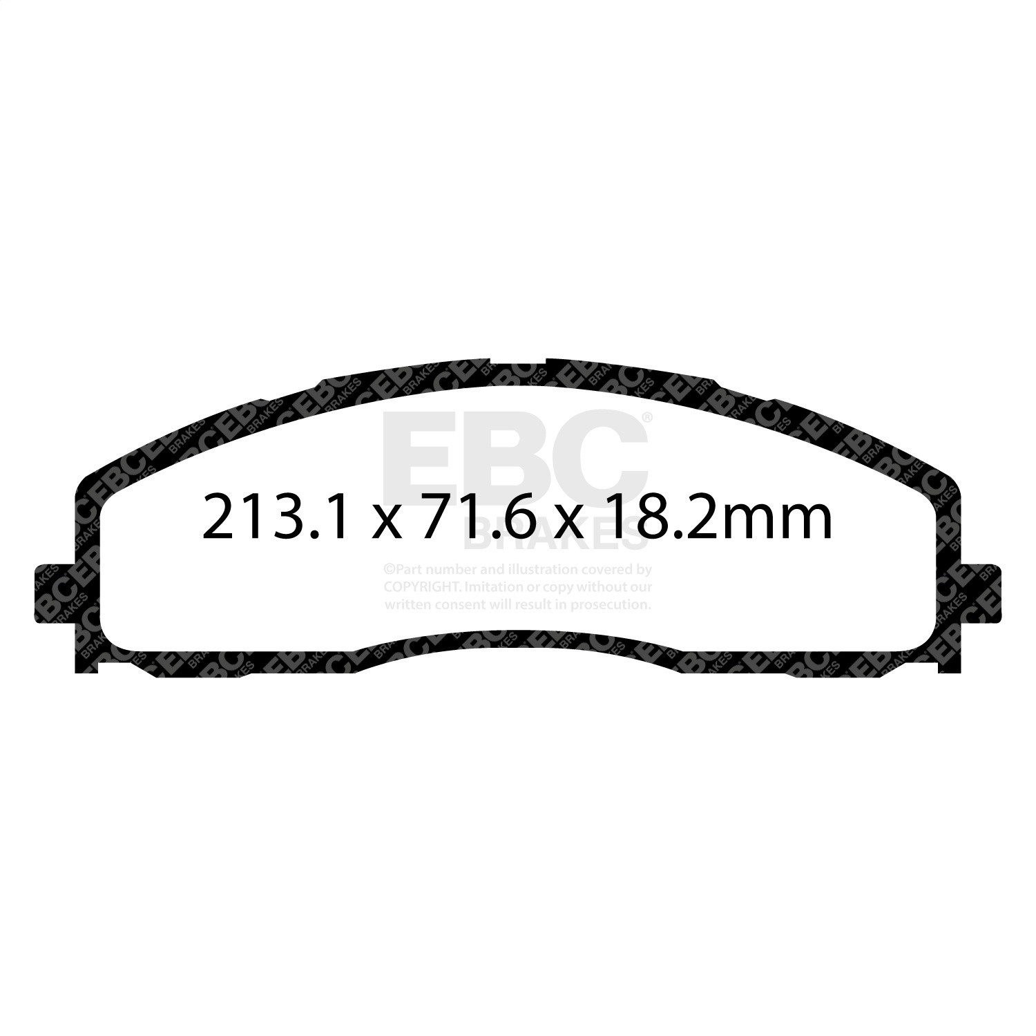 EBC DP43015R Yellowstuff Pads - Front