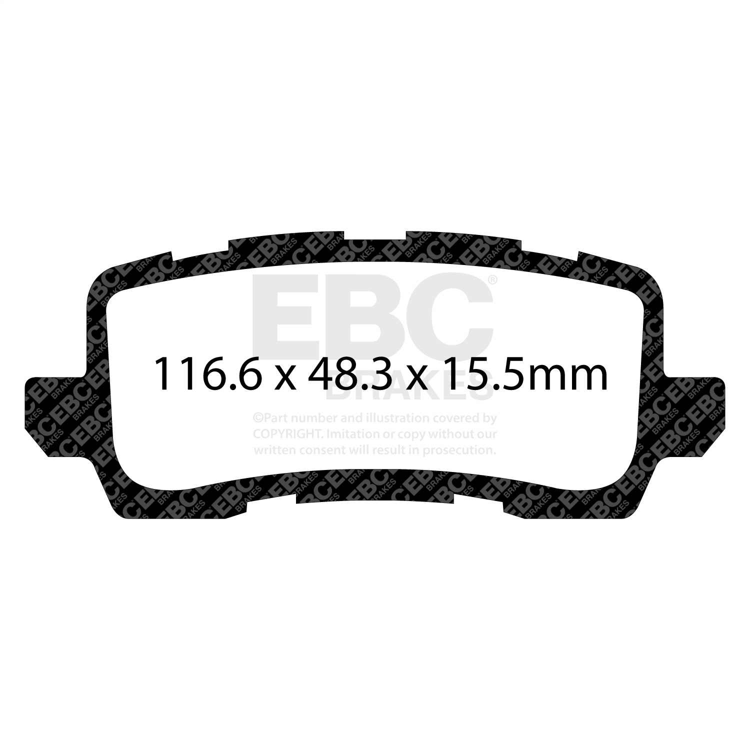 EBC DP33018C Redstuff Pads - Rear