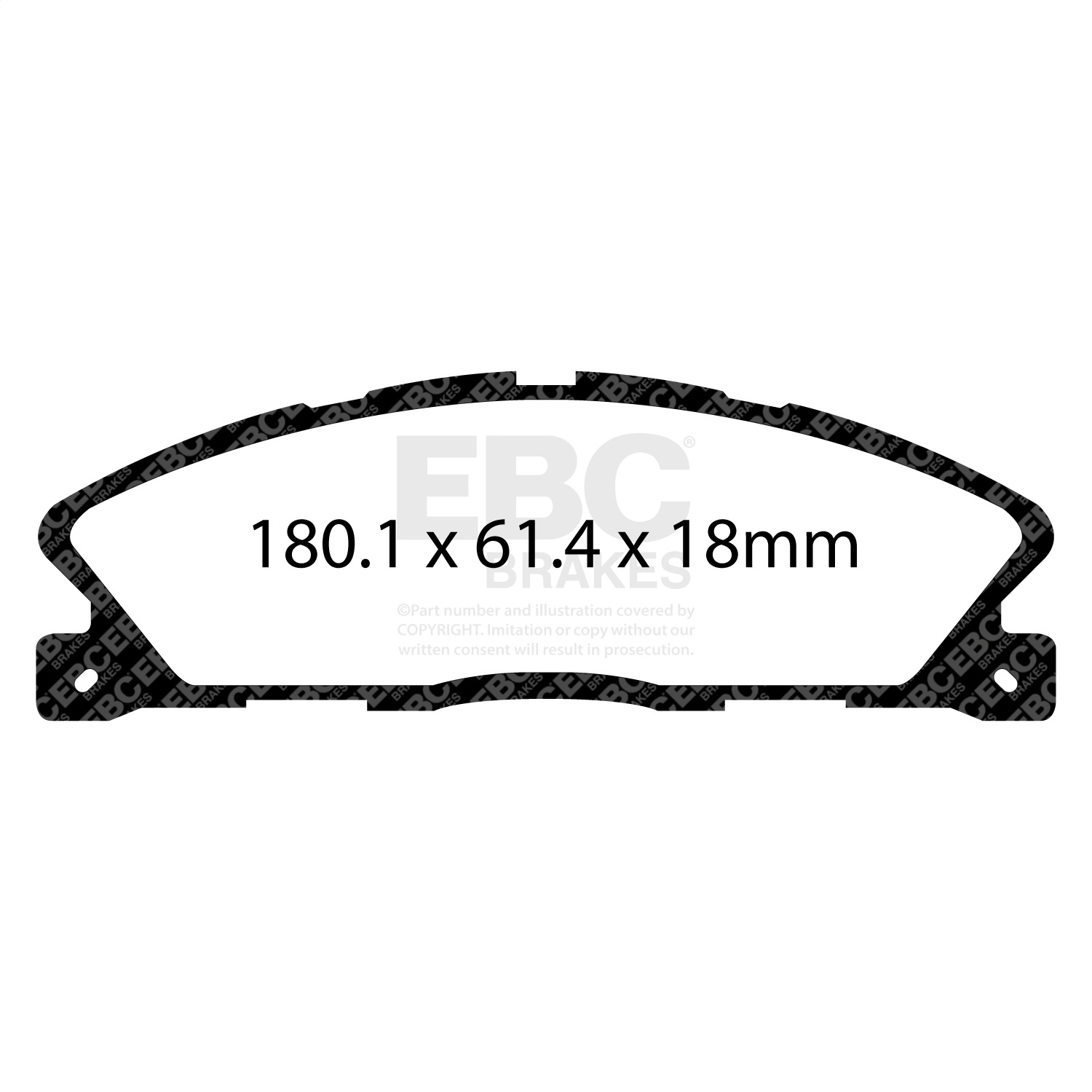 EBC DP43019R Yellowstuff Pads - Front