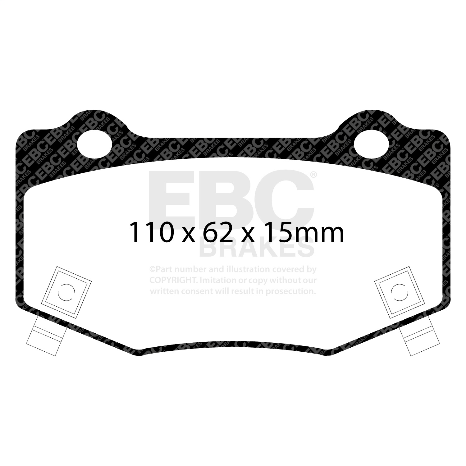 EBC DP33023C Redstuff Pads - Rear