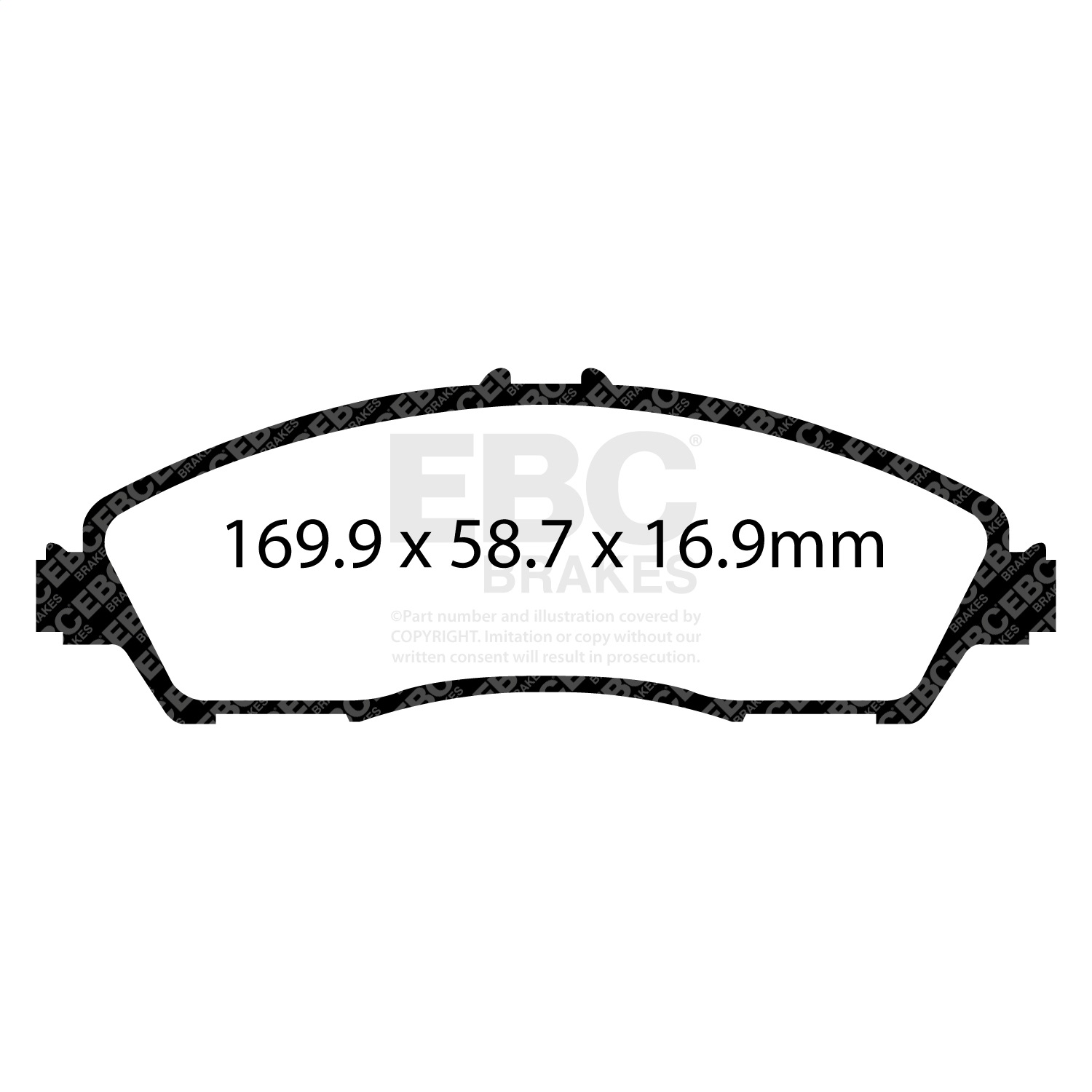 EBC DP43024R Yellowstuff Pads - Front