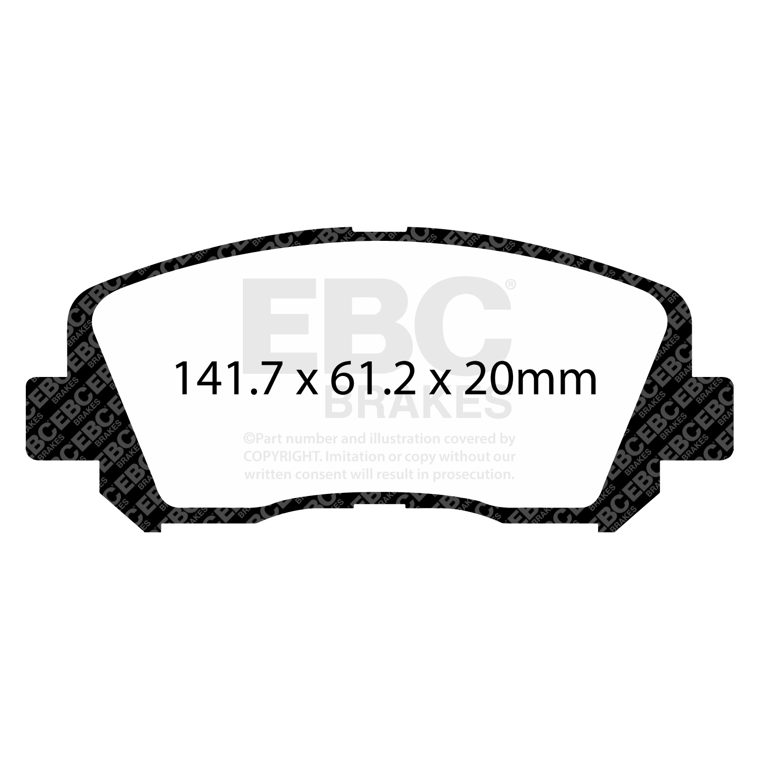 EBC Brakes DP63029 6000 Series Greenstuff Truck/SUV Brakes Disc Pads