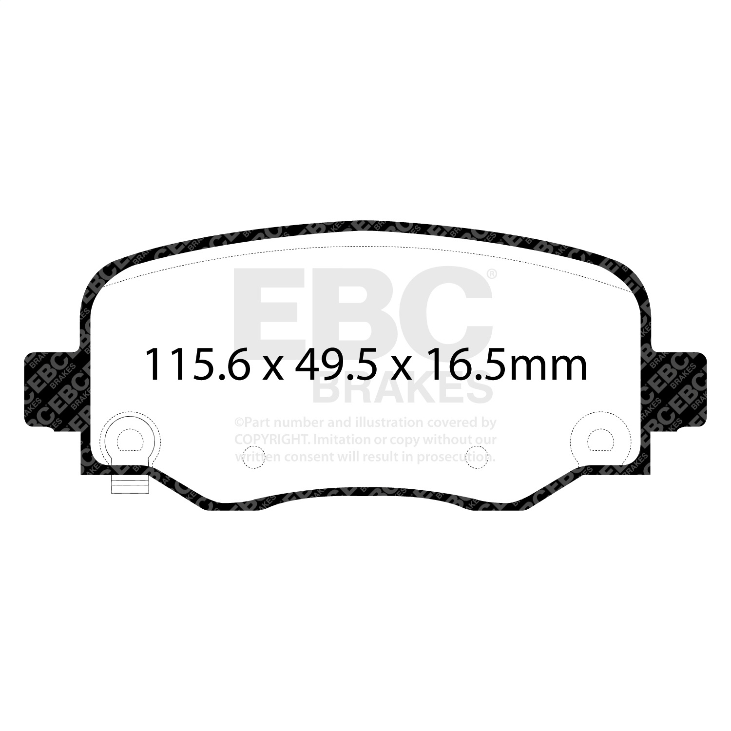 EBC Brakes DP43031R Yellowstuff Street And Track Brake Pads