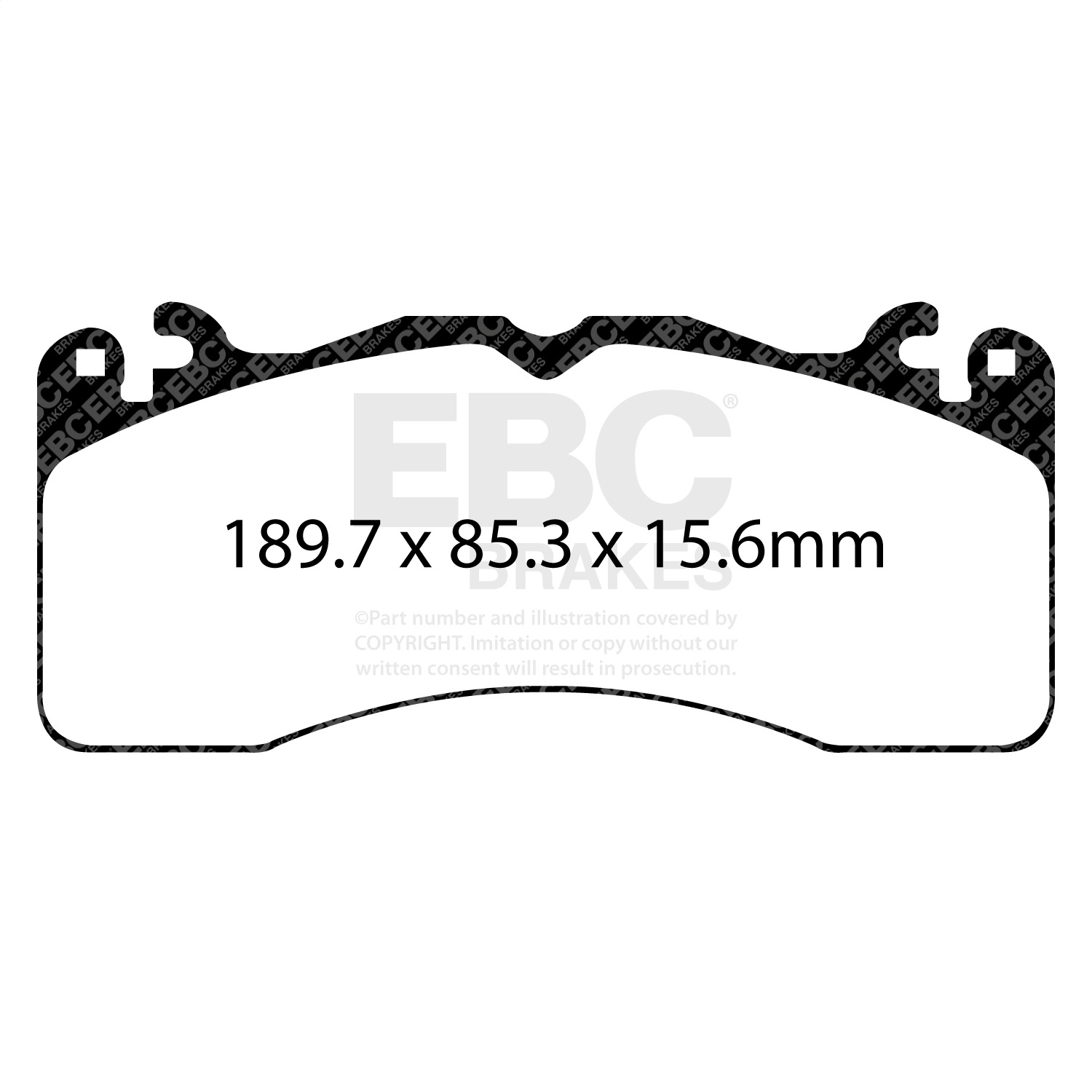 EBC DP33040C Redstuff Pads - Front