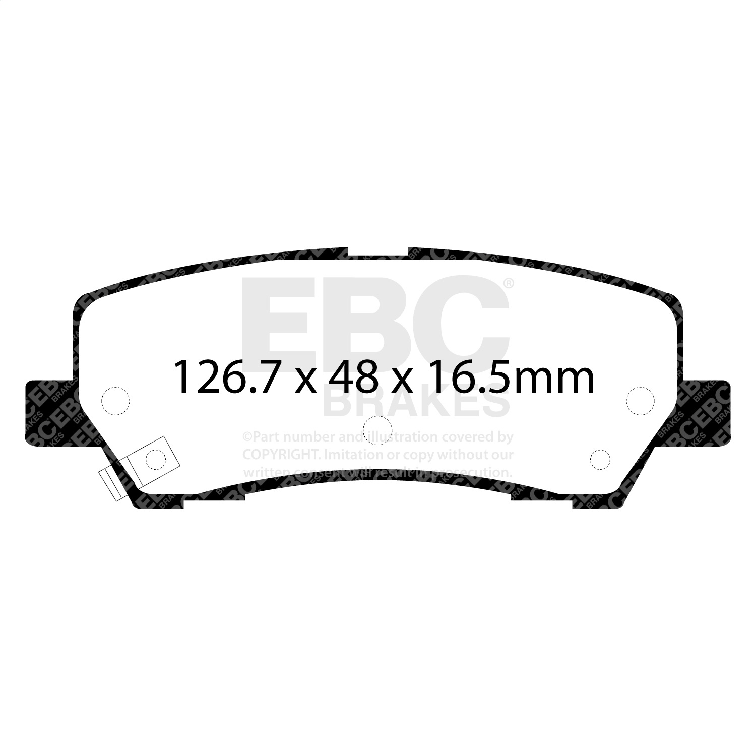 EBC DP33041C Redstuff Pads - Rear