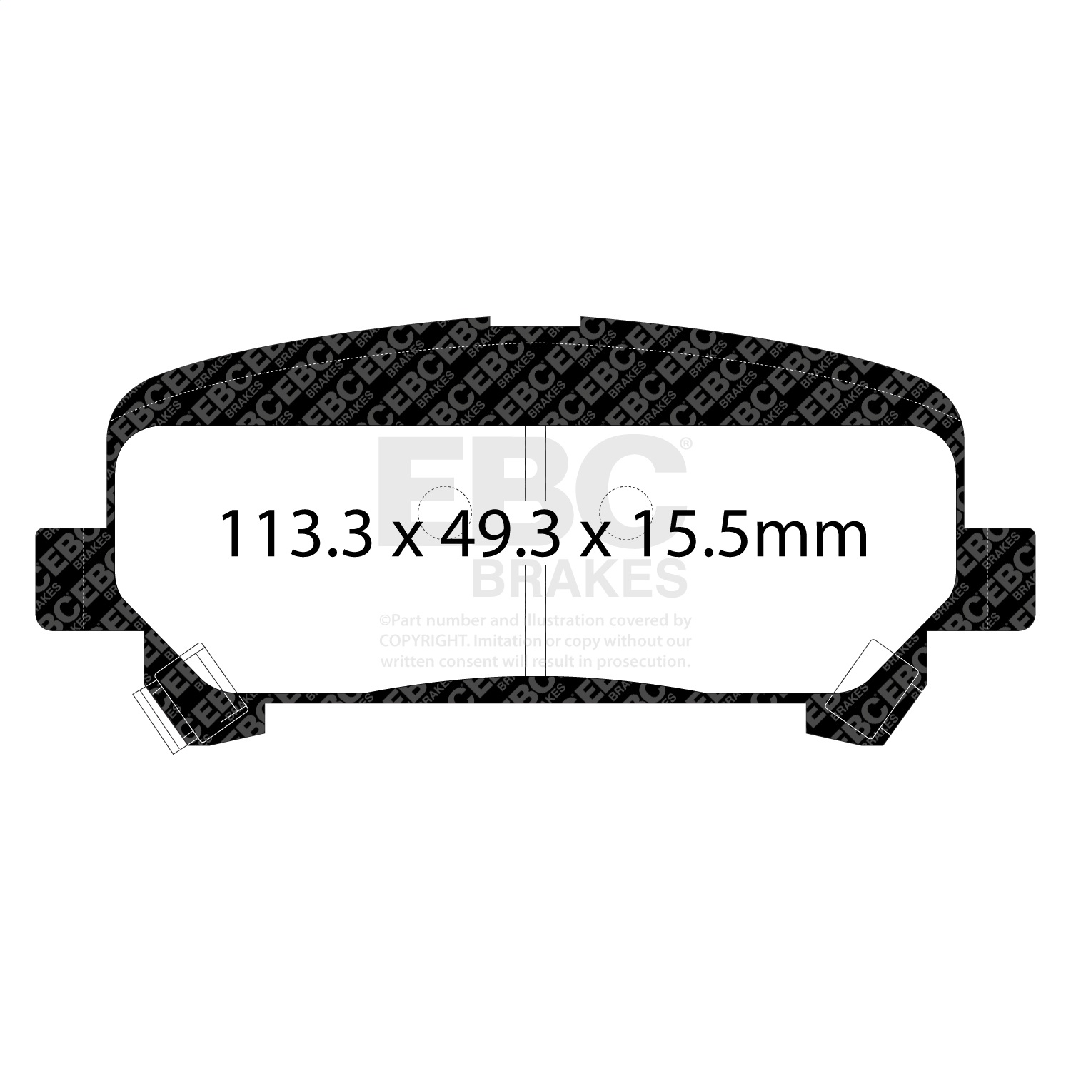 EBC DP63045 Greenstuff 6K Pads - Rear