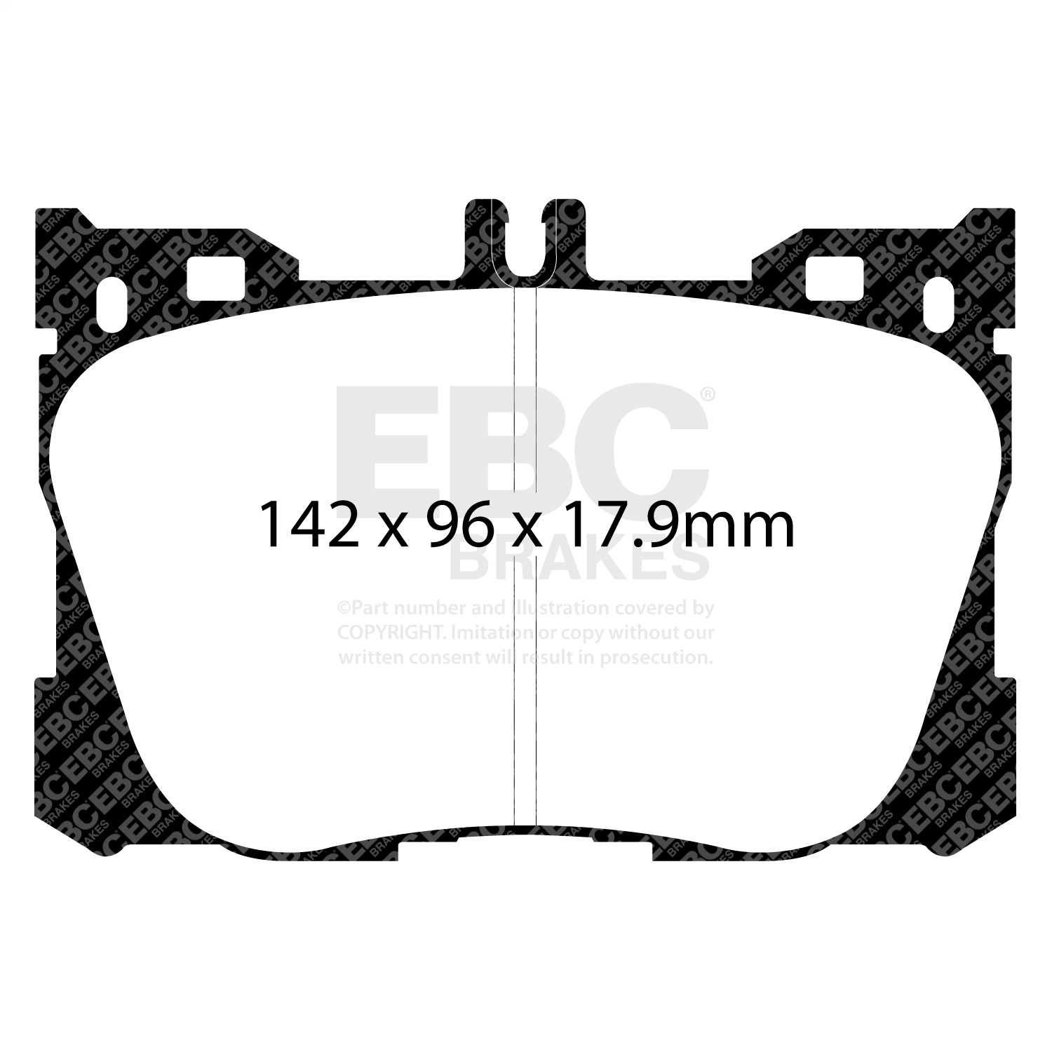 EBC DP33070C Redstuff Pads - Front