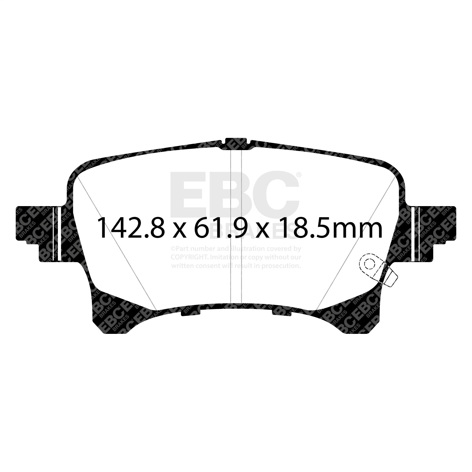 EBC Brakes DP43093R Yellowstuff Street And Track Brake Pads