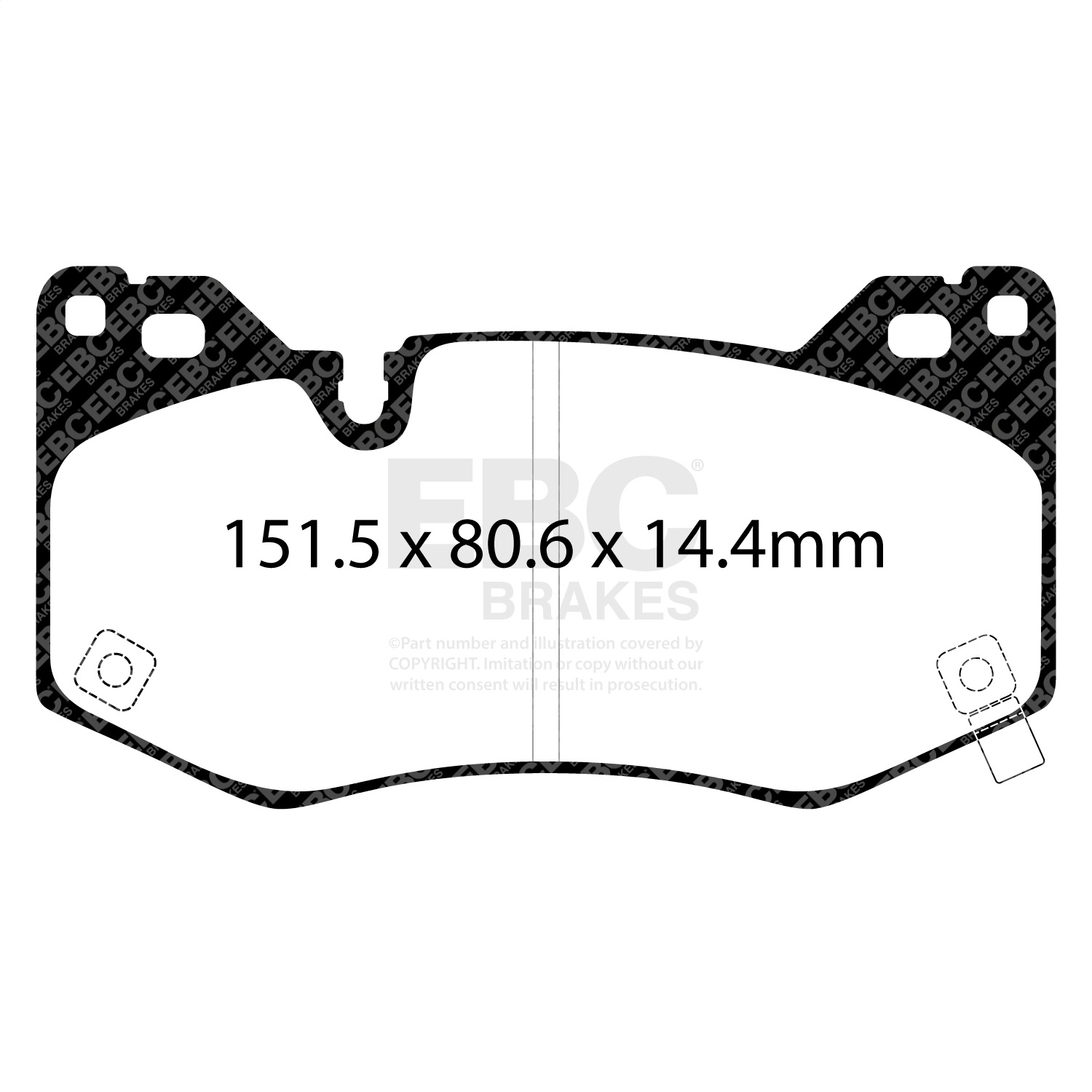 EBC Brakes - DP23112 - Disc Brake Pad