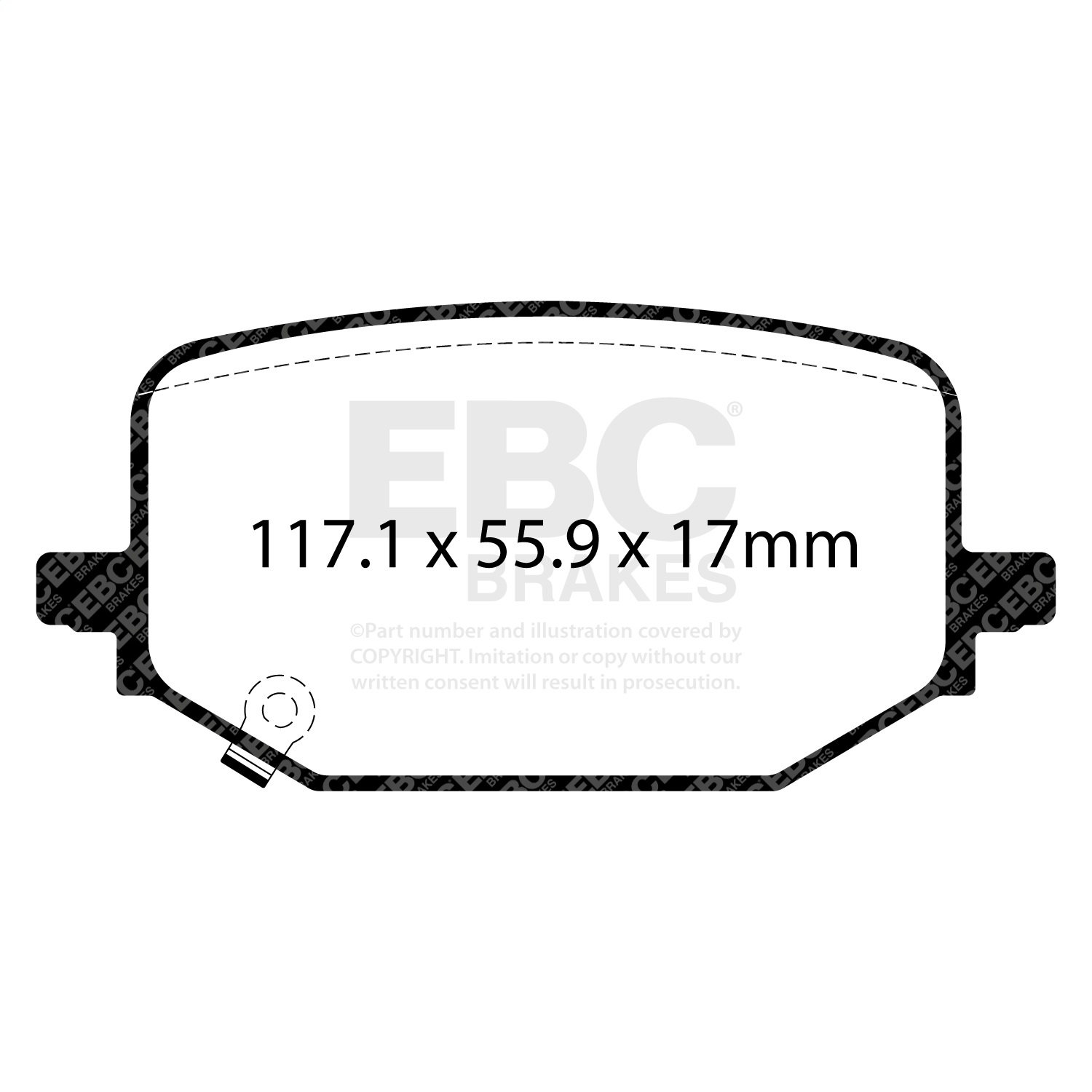 EBC Brakes - DP43120R - Disc Brake Pad