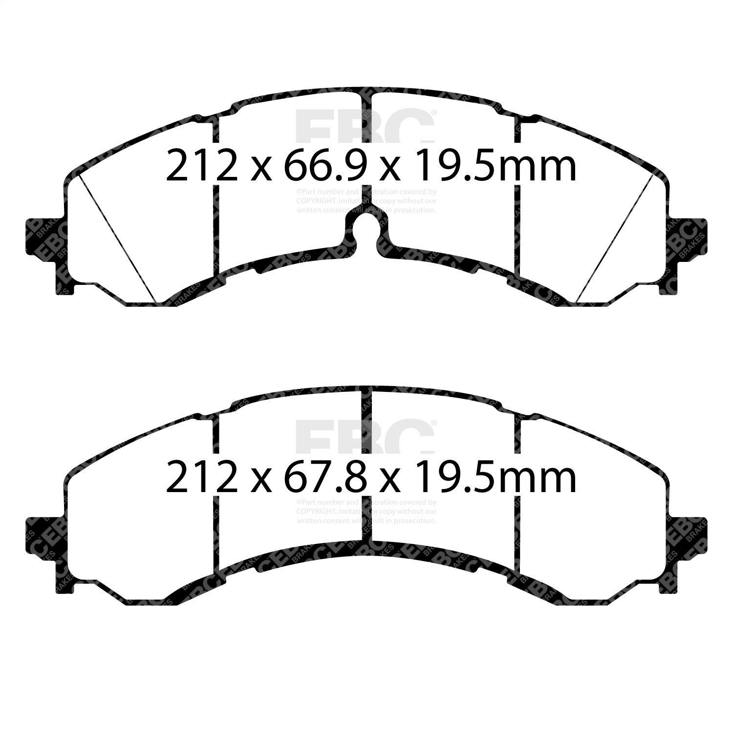 EBC Brakes - DP43126R - Disc Brake Pad