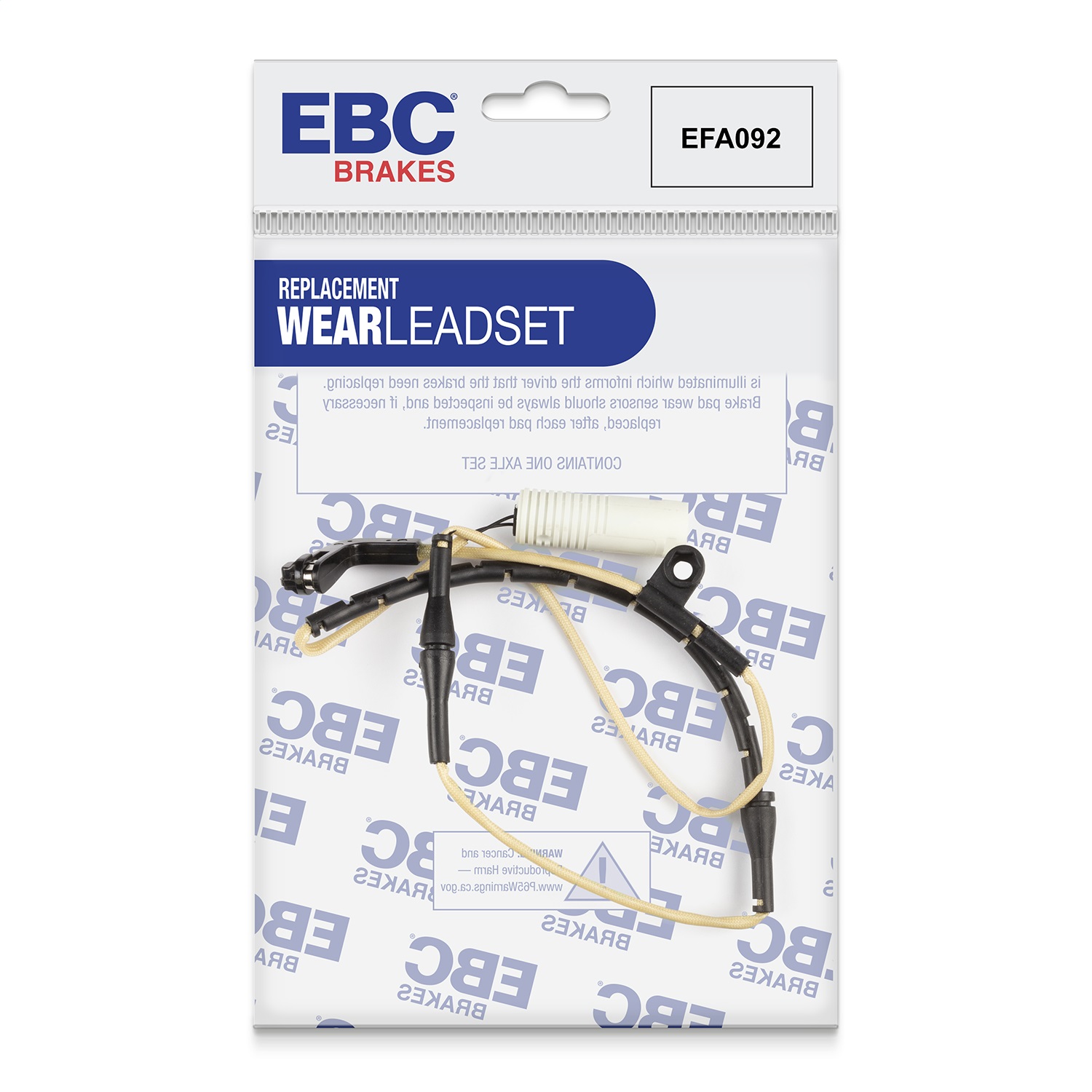 EBC Brakes - EFA092 - Disc Brake Pad Wear Sensor