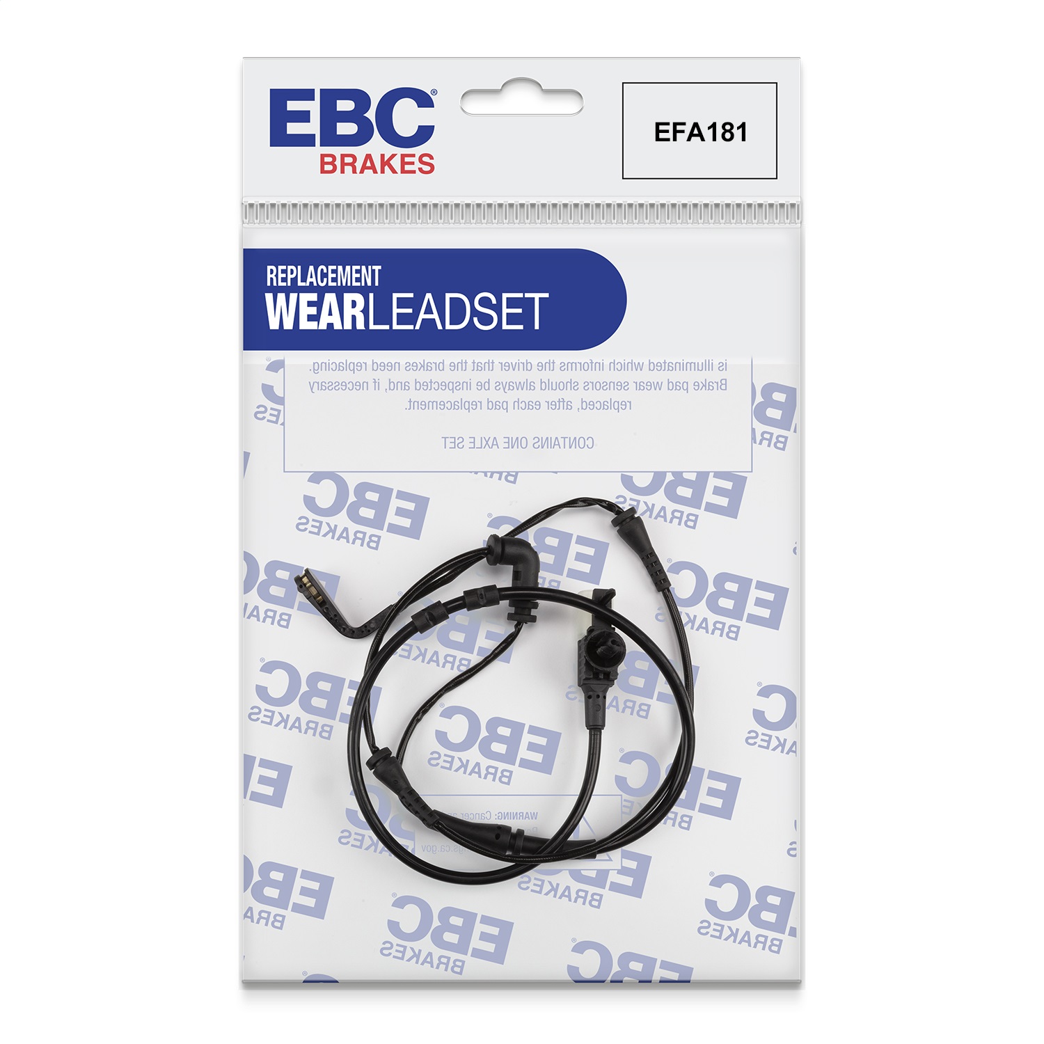 EBC Brakes - EFA181 - Disc Brake Pad Wear Sensor