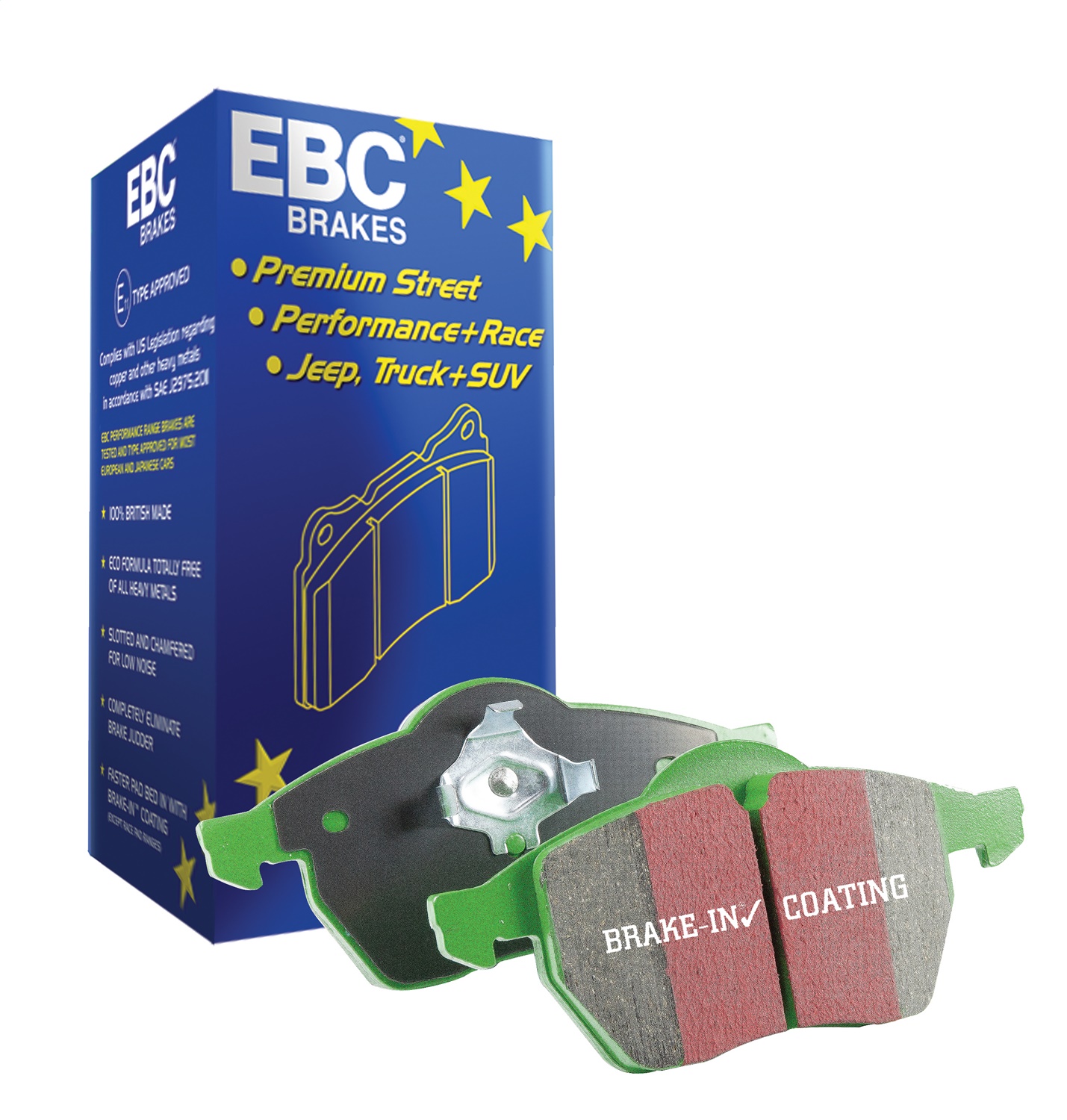 EBC Brakes DP61635 6000 Series Greenstuff Truck and SUV Brake Pad EBC Brakes DP61635 6000 Series Greenstuff Truck and SUV Brake Pad