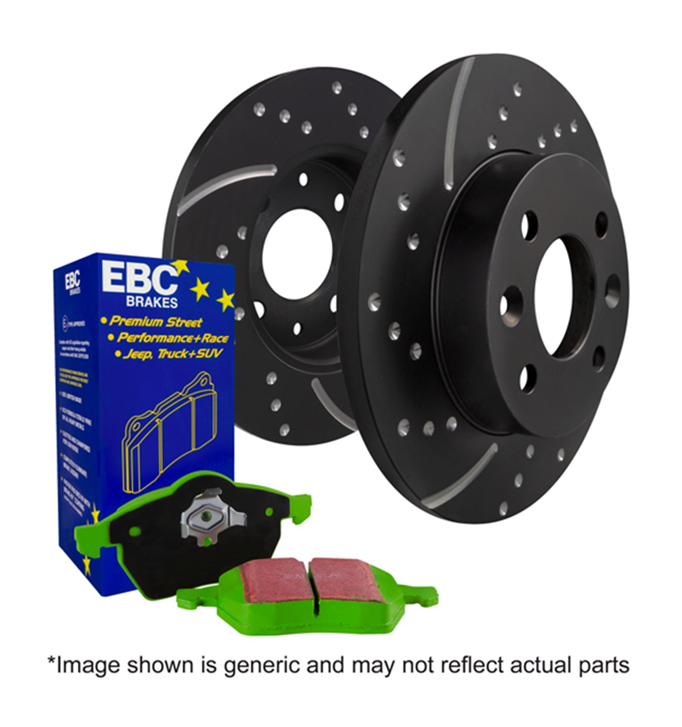 EBC Brake Kit S10KR1062 S10K (DP2/GD) - Rear