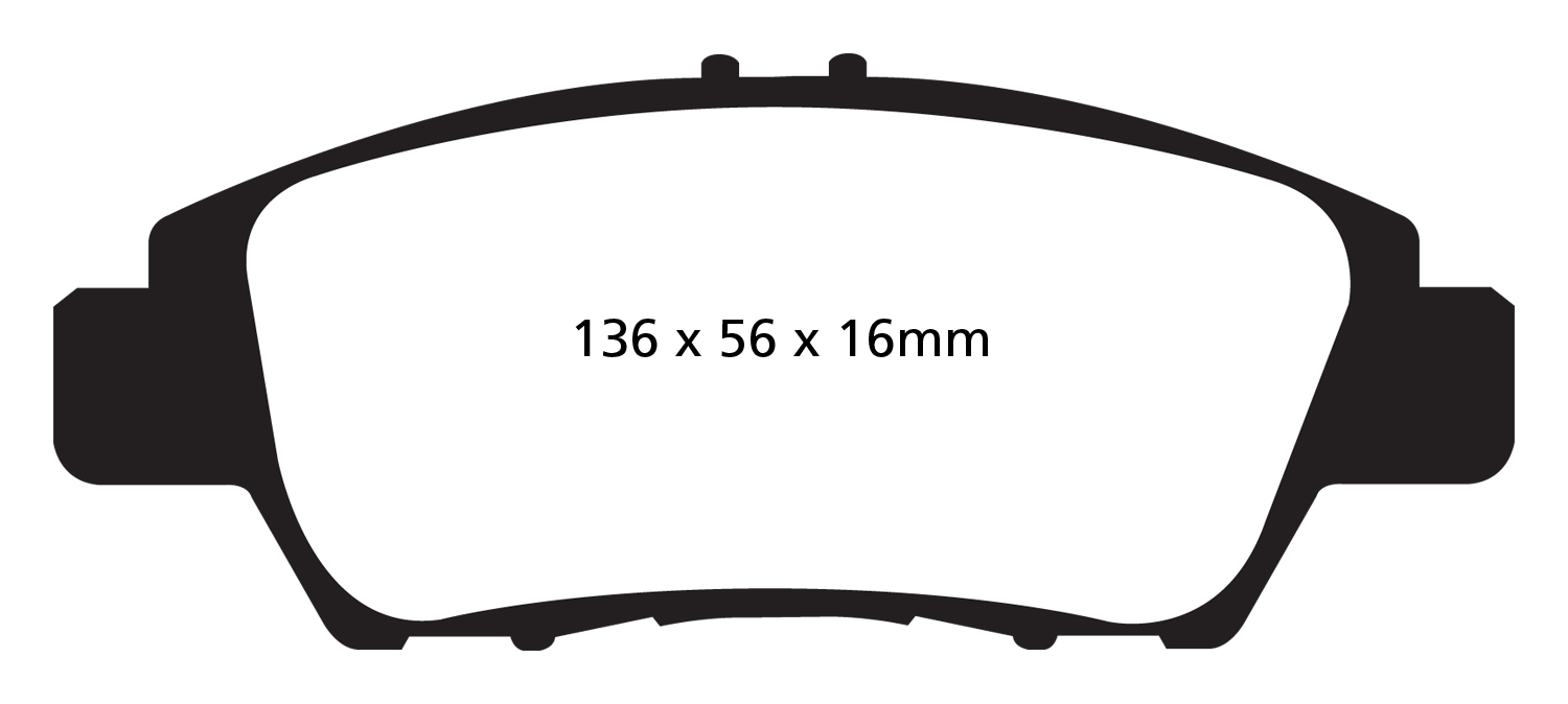 EBC Brakes UD1308 EBC Ultimax Brake Pads Fits 07-18 Cooper i3