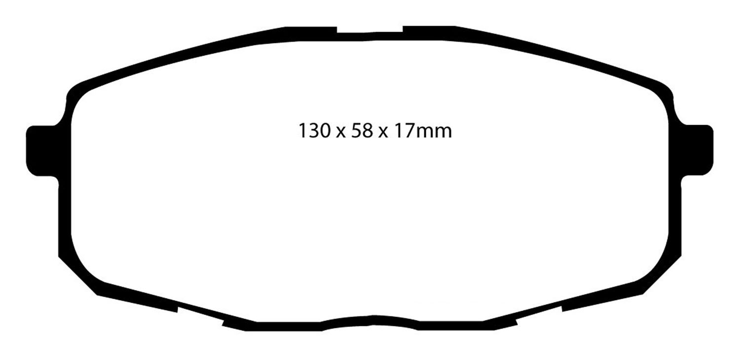EBC Brakes UD1544 Ultimax Brake Pad