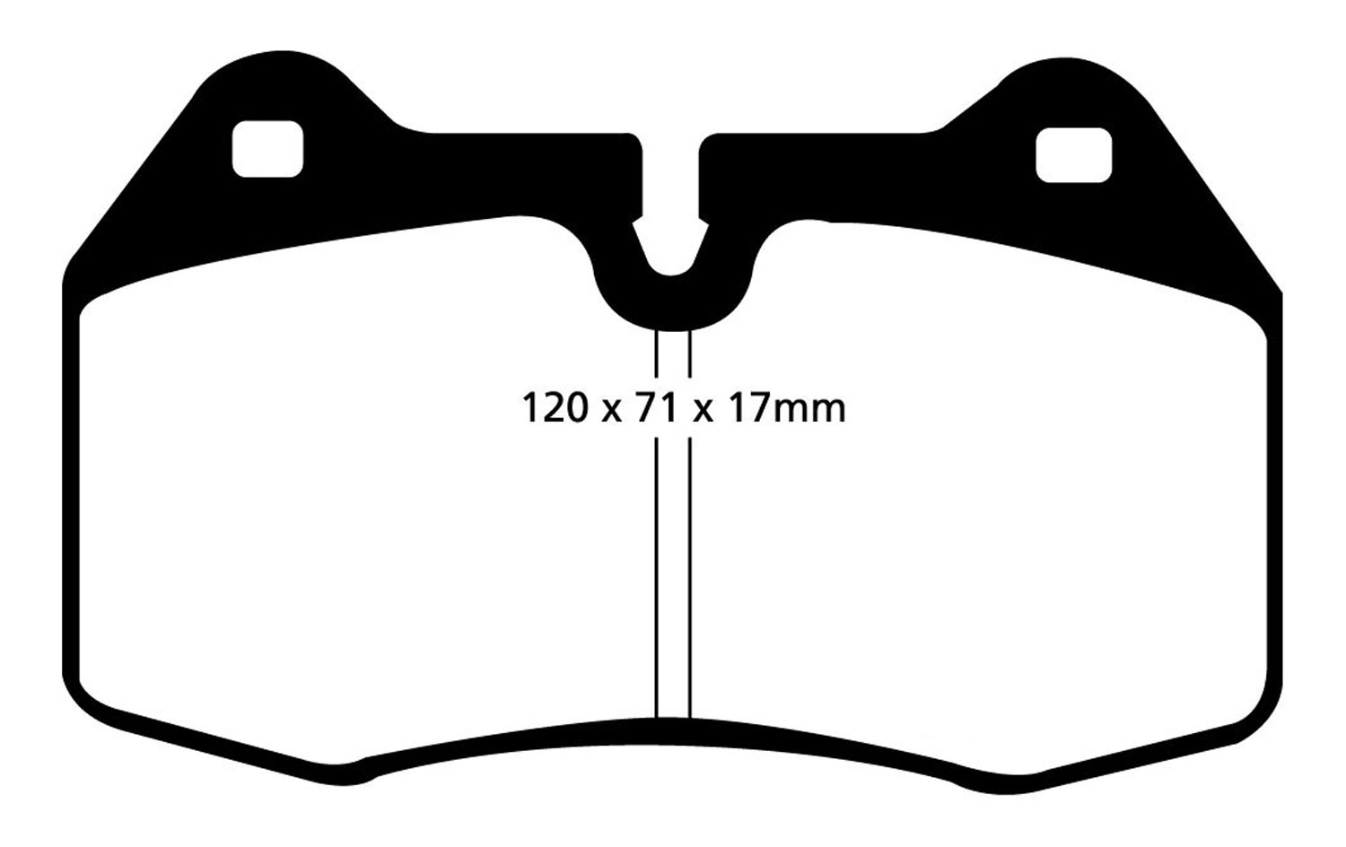 EBC Brakes UD1308 EBC Ultimax Brake Pads Fits 07-18 Cooper i3