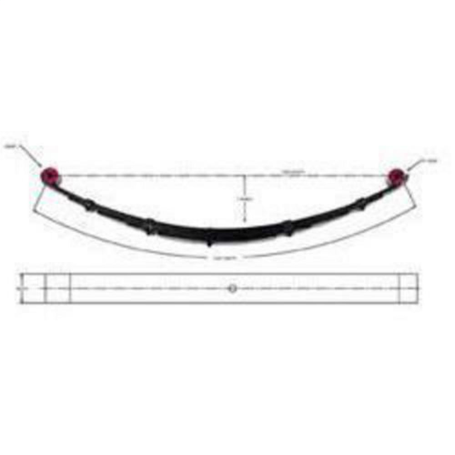 Pro Comp Suspension 23211 Leaf Spring Fits 82-96 Bronco F-150