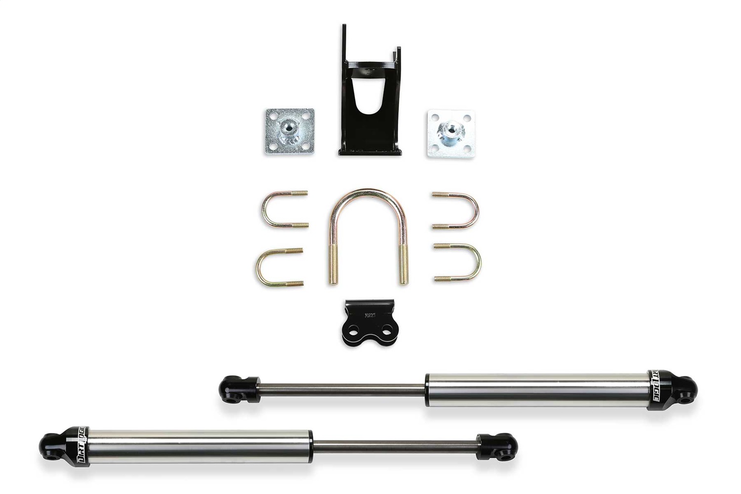 Fabtech FTS220512 Dual Dirt Logic 2.25 Stainless Steel Steering Stabilizer Kit eBay