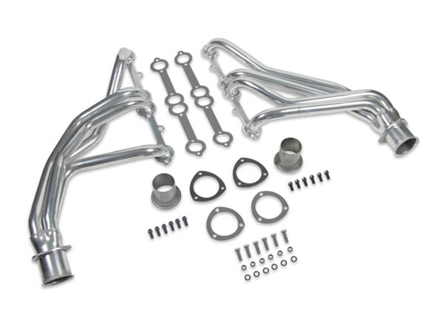 Flowtech Exhaust Headers SBC Universal Truck Coated 31500FLT Flowtech Exhaust Headers SBC Universal Truck Coated 31500FLT
