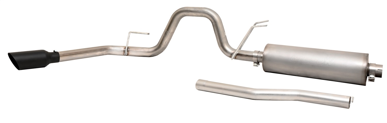 GIBSON EXHST 619907B Exhaust System Kit Cat Back System in Stainless Steel With Muffler 3' Pipe Diameter 