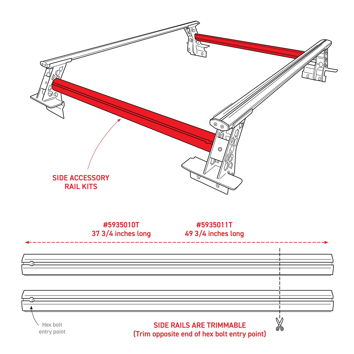 Xrs Cross Bars Kit- Fullsize Truck 8