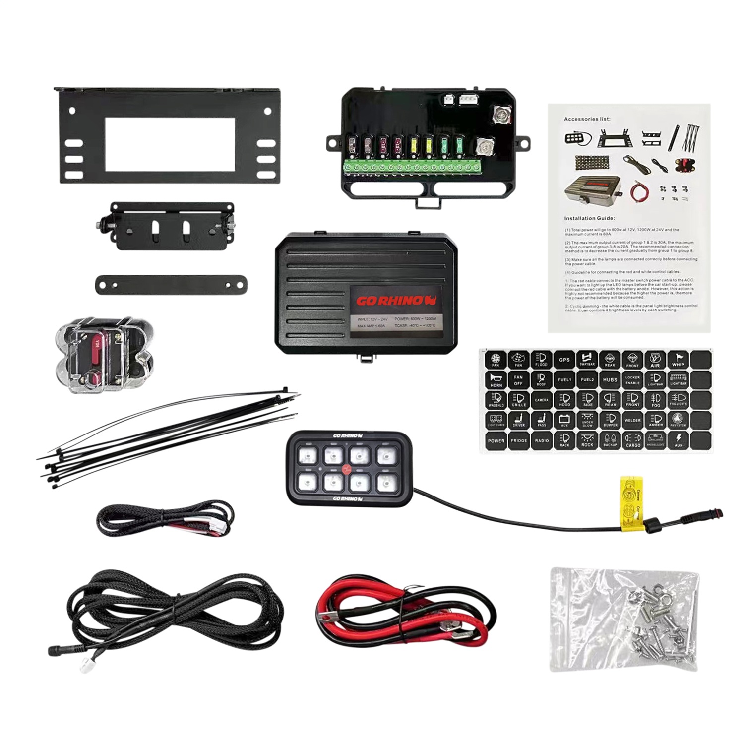 Rgb/bluetooth 8 Channel Switch Cont
