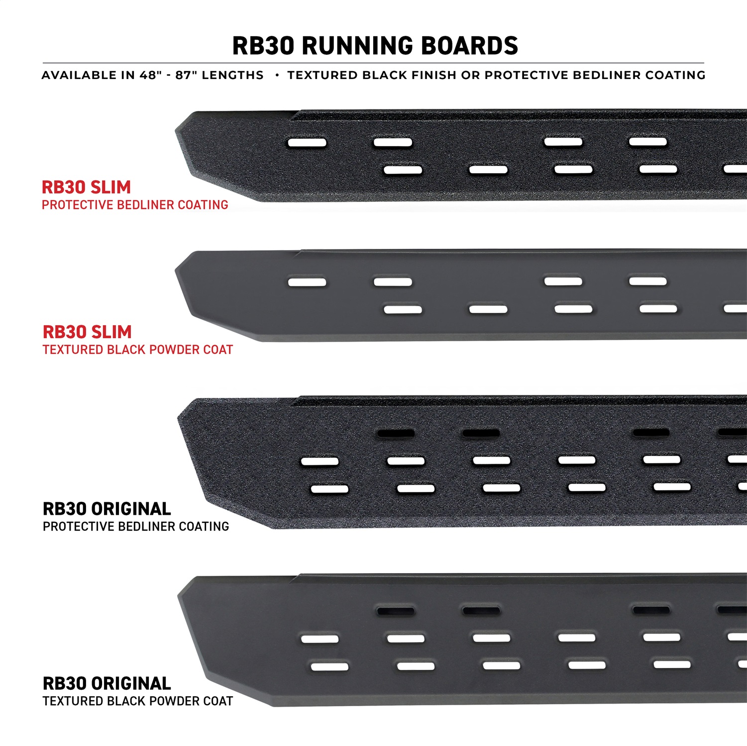 Rb30 Slim Line Running Boards Kit 3