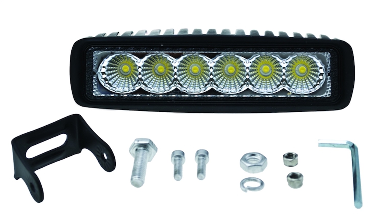 Mini Light Bar 6led Flood Black 6