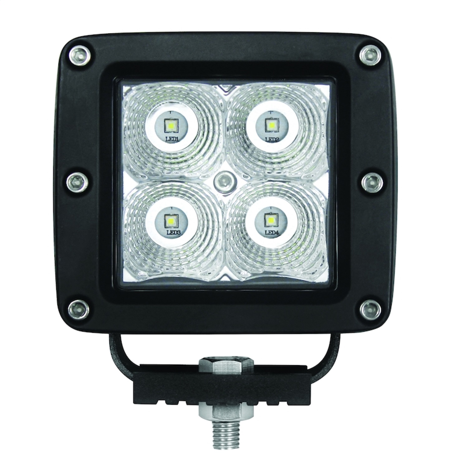 Cube 4led Single Flood Black 3