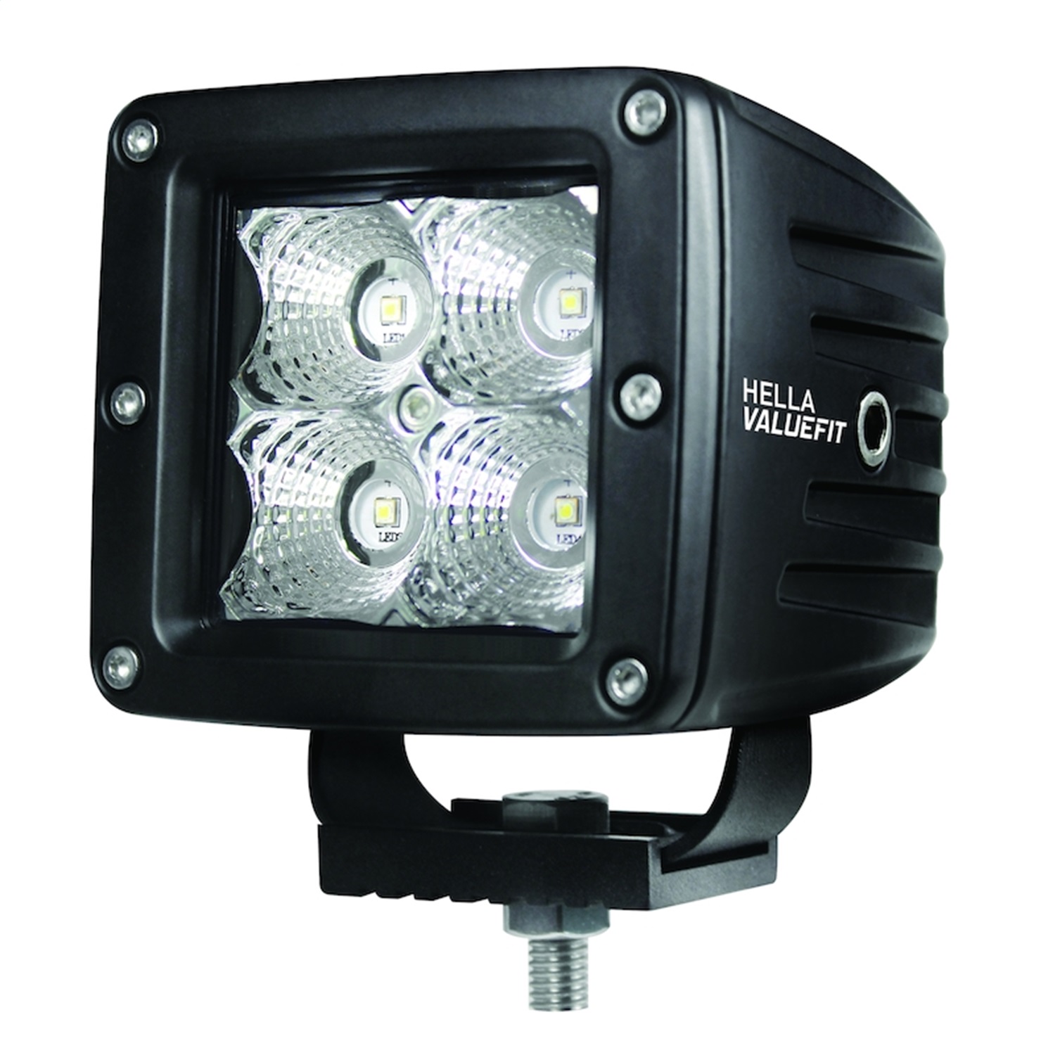 Cube 4led Single Flood Black