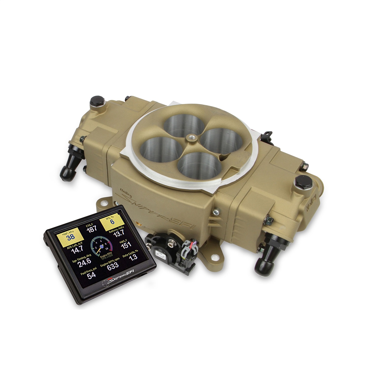 Holley EFI 550872 4150 Sniper Stealth Creative Motoring, LLC