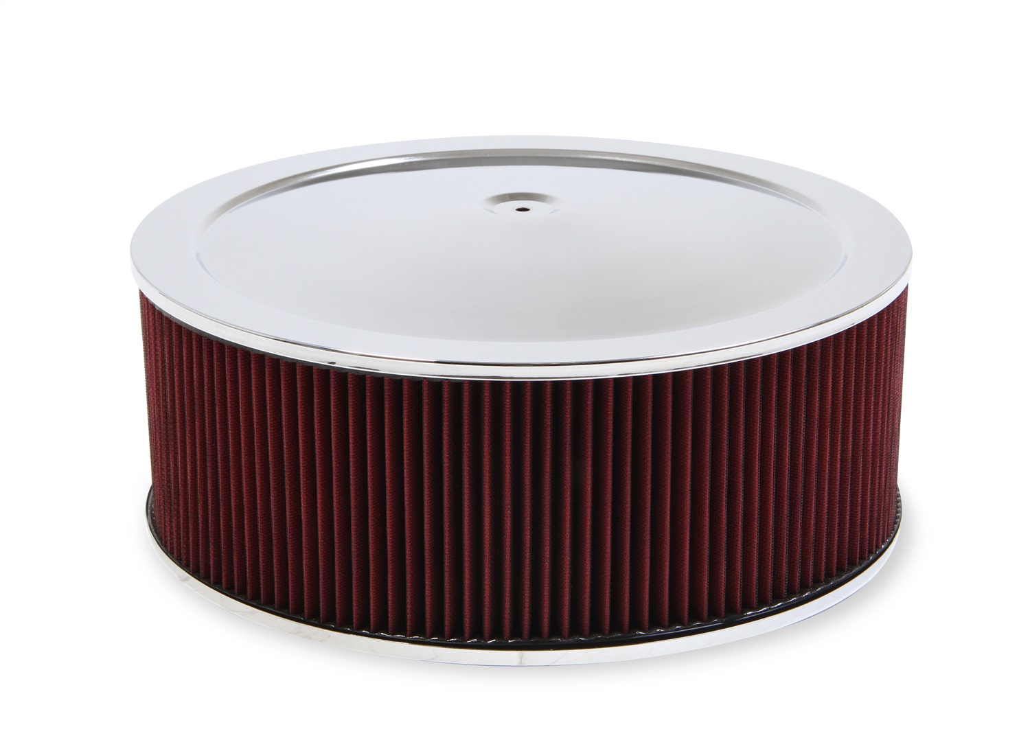 Holley 120-146 Air Filter Assembly Chrome Air Cleaner Assembly 14/"