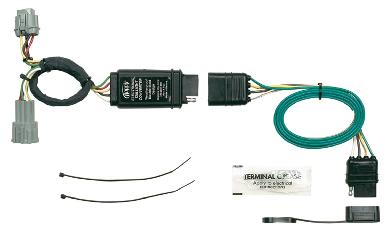 Hopkins Towing Solution 43515 Plug-In Simple Vehicle To ... 4 flat trailer wiring diagram direct 