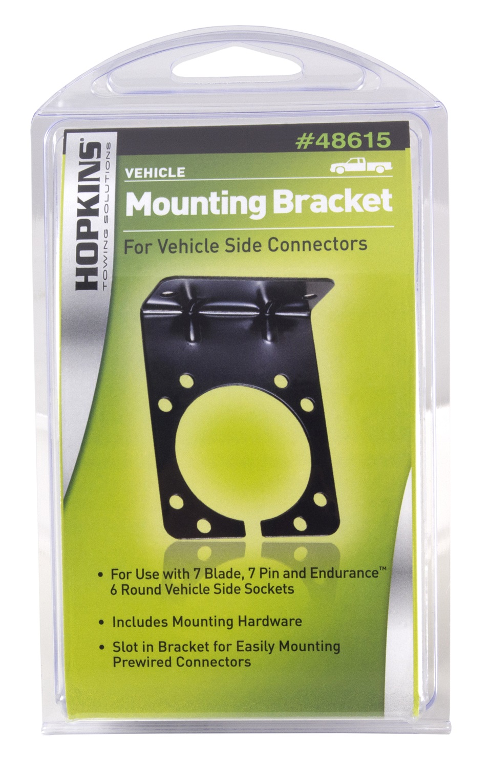 48615 Hopkins MFG Trailer Wiring Connector Mounting Bracket For Use
