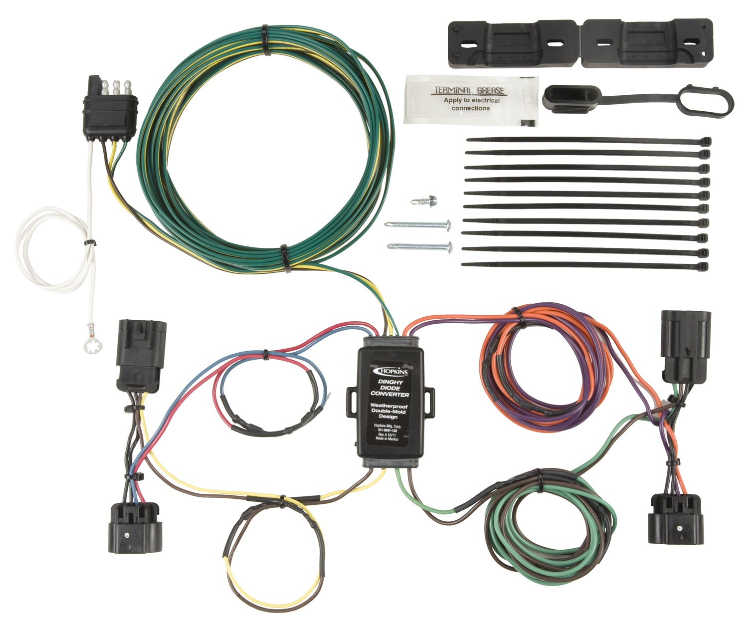 Hopkins 42245 Plug-In Simple Vehicle Wiring Kit Hopkins Towing Solution HOP:42245