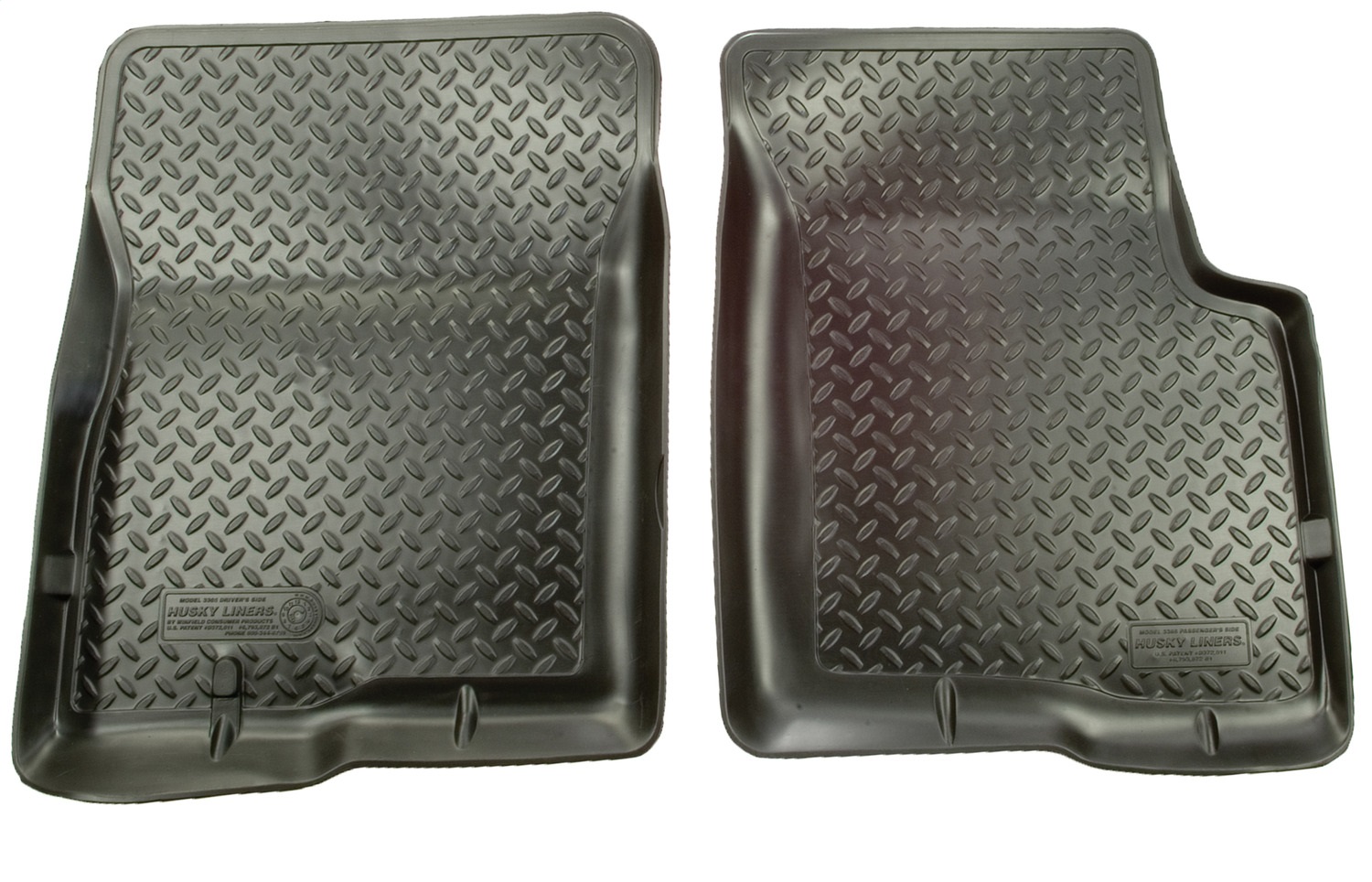 Husky Liners 34061 - Black Classic Style Floor Liners 1st Row