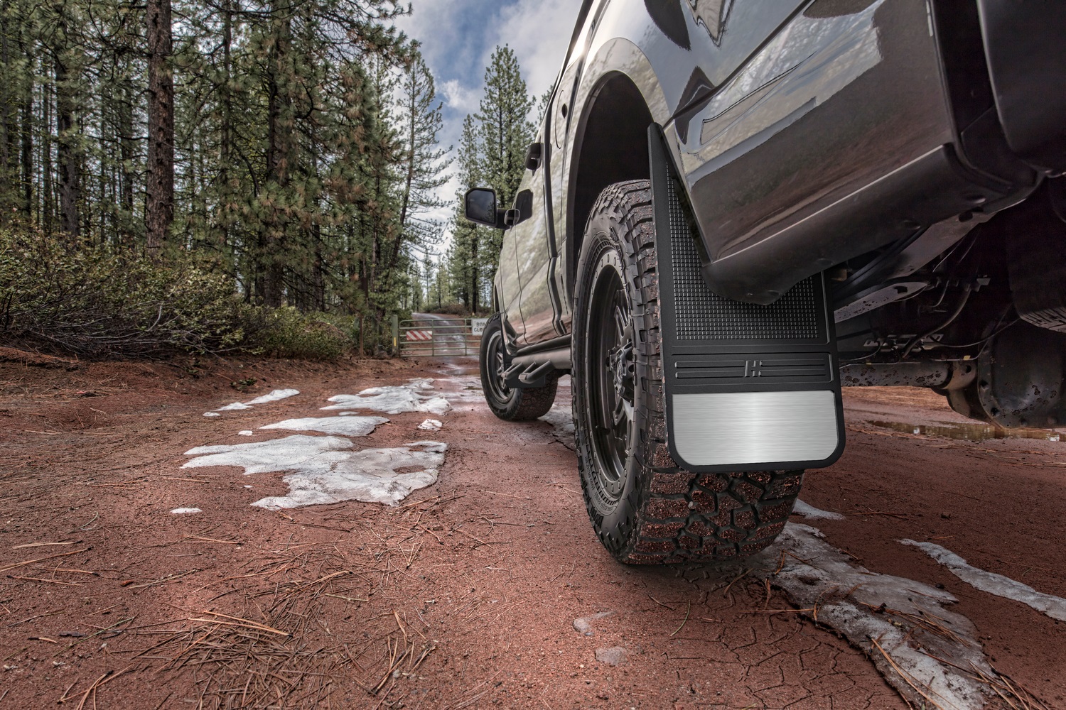 Rubber Rear Mud Flaps-12' W/weight 2