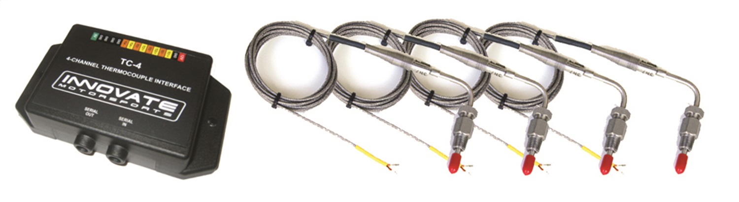 Innovate Motorsports 3895 TC-4 Plus 4-Channel EGT Kit