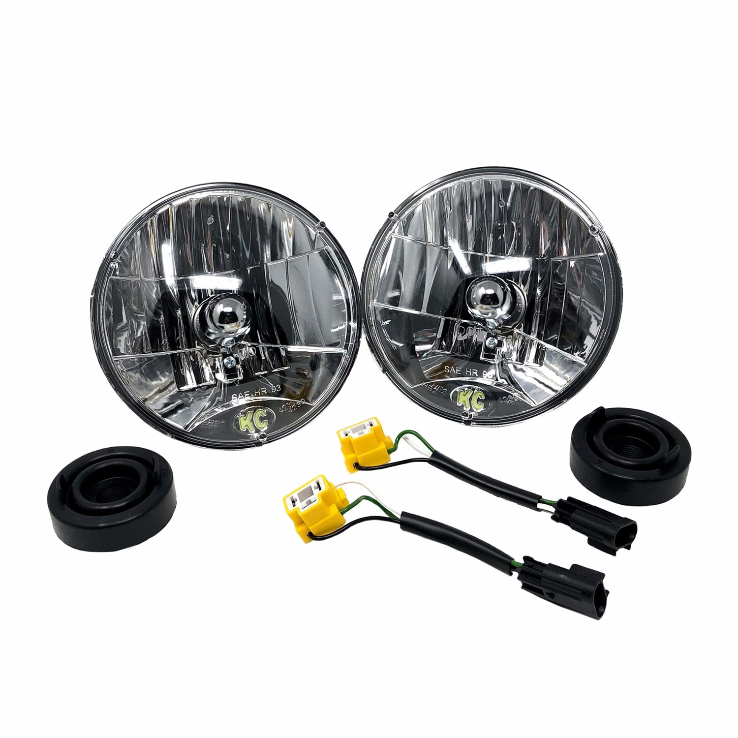KC Hilites H4 Headlight Conversion Kit for Jeep JK - KC #42302