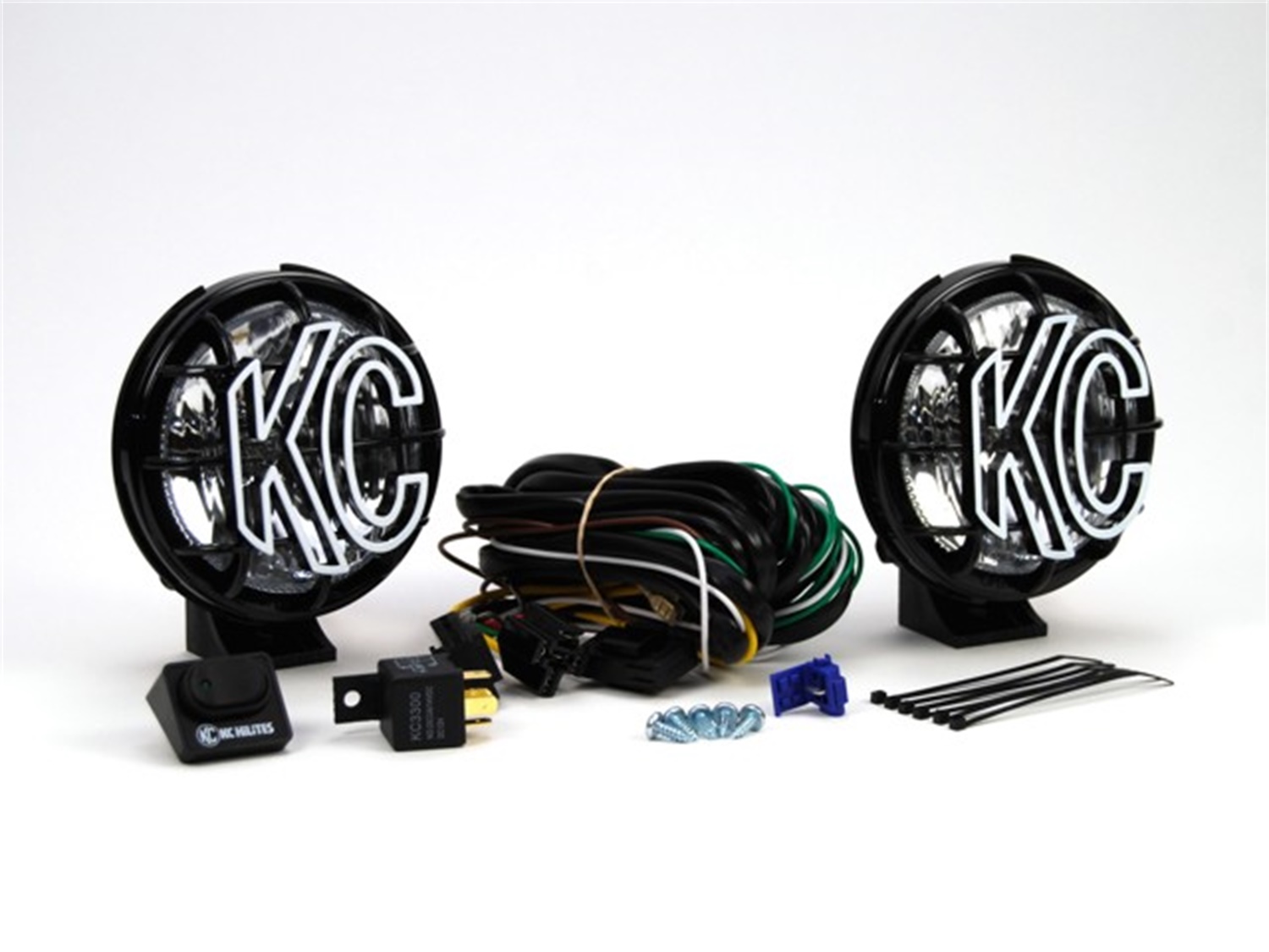 KC HiLites 5in Apollo Pro Halogen Pair Pack System Spread Beam