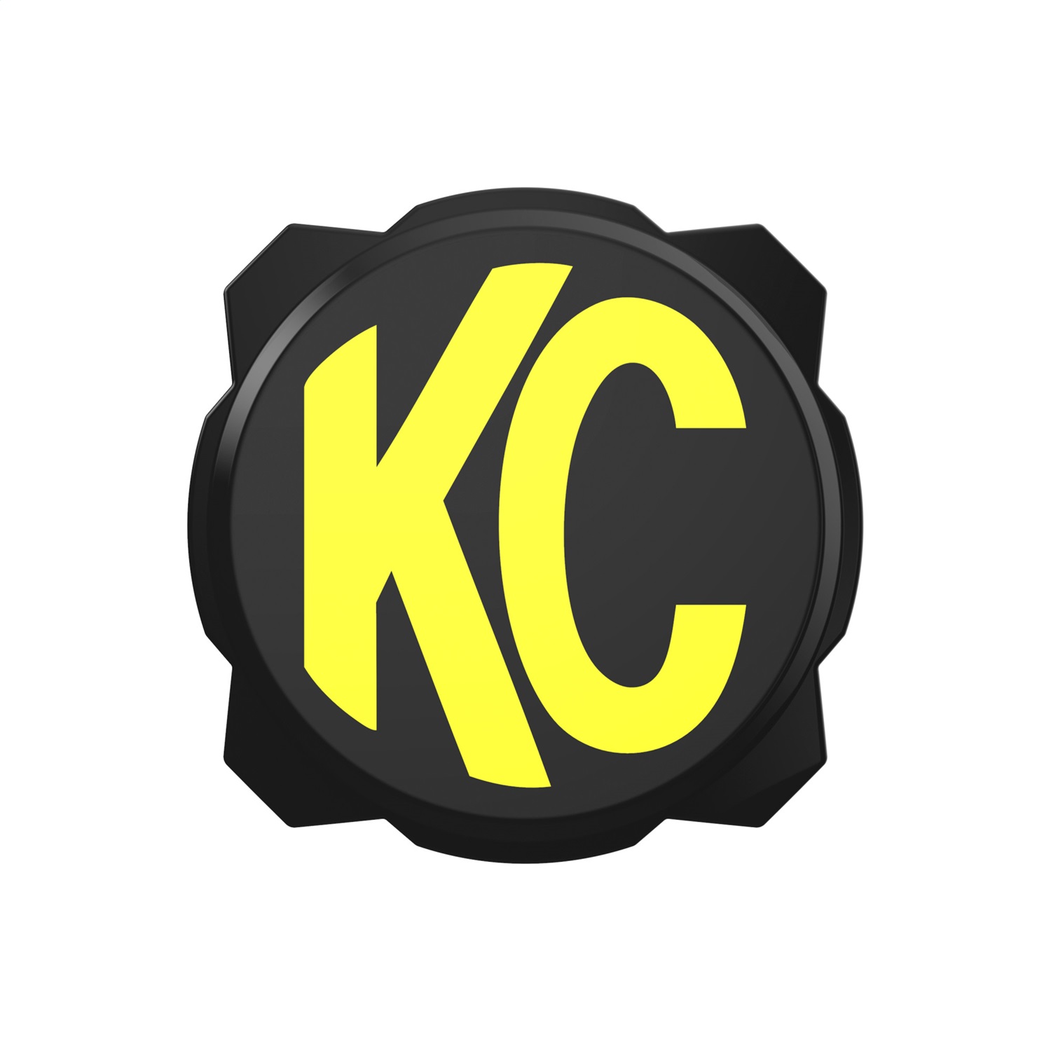 KC Hilites KC Gravity Pro6 Black Light Cover with Yellow KC Logo - #5111