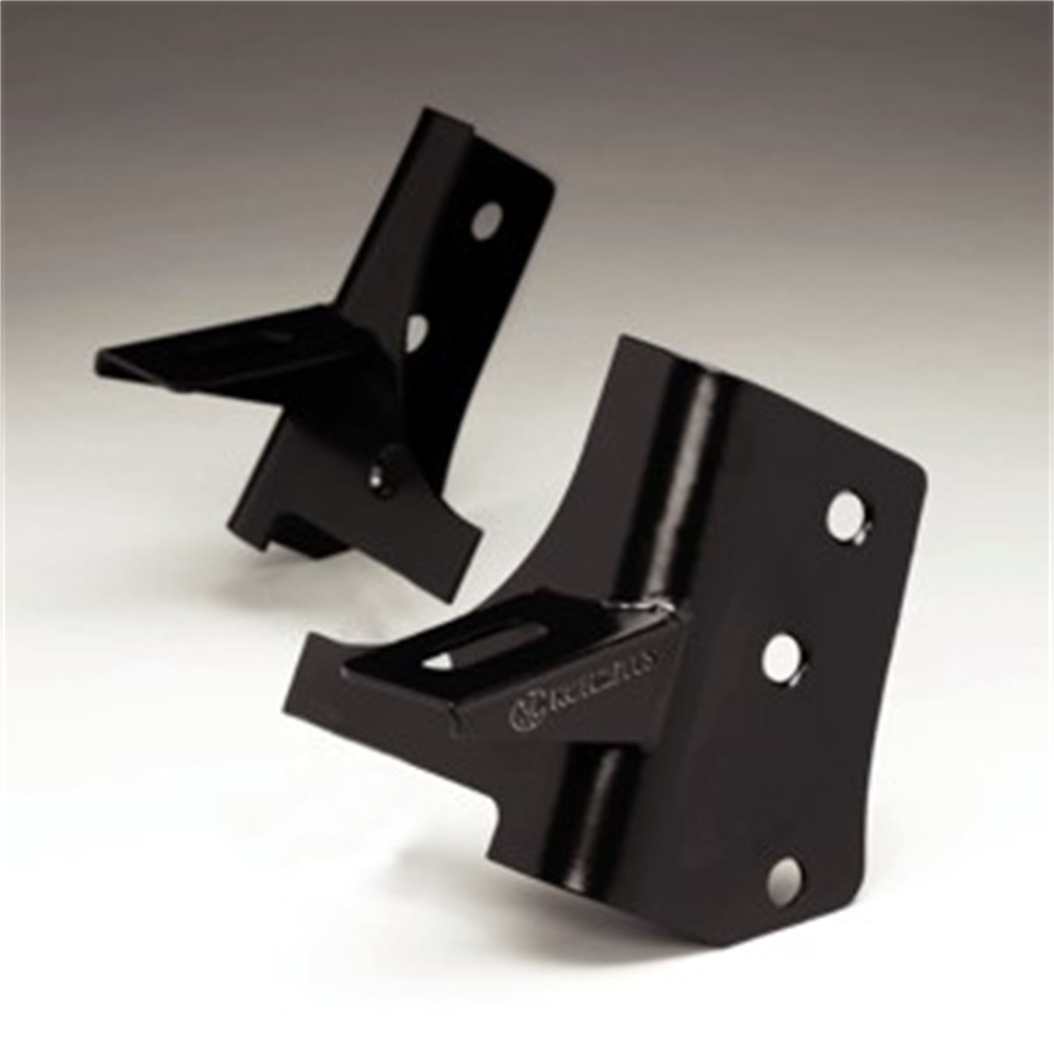 KC Hilites Winsheild Hinged Light Mounts Black