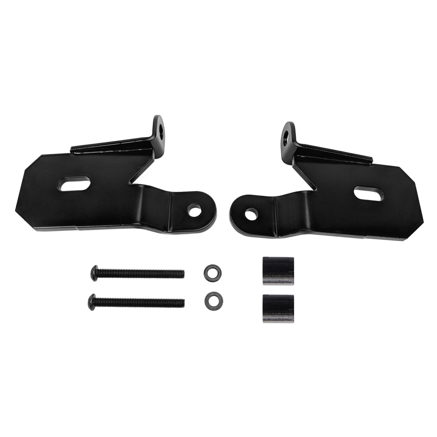 KC HiLiTES Fit 18-19 Wrangler JL A-Pillar Light Mount Bracket Set (Pair) - Black