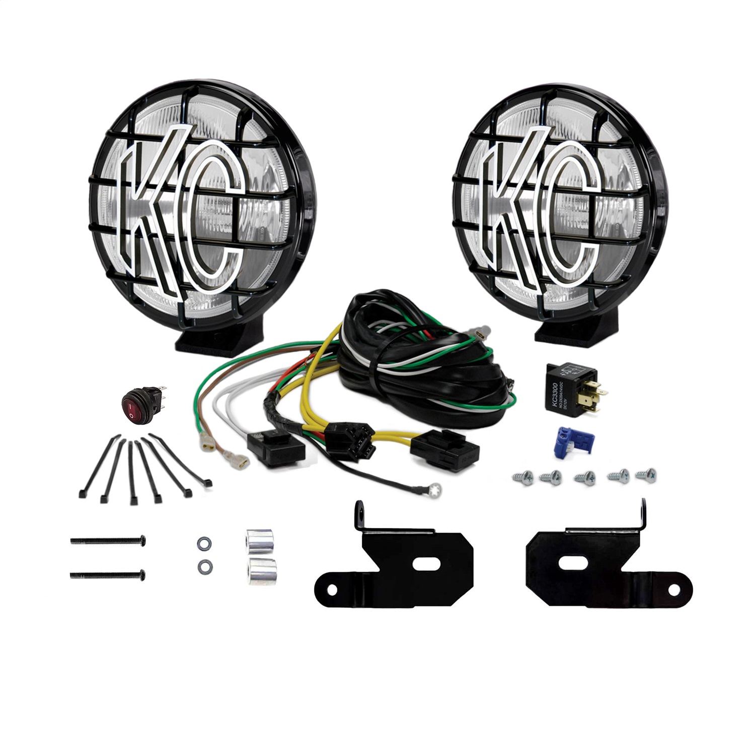 KC HiLites 97114 KC Apollo Pro Series Spread Beam Light Kit