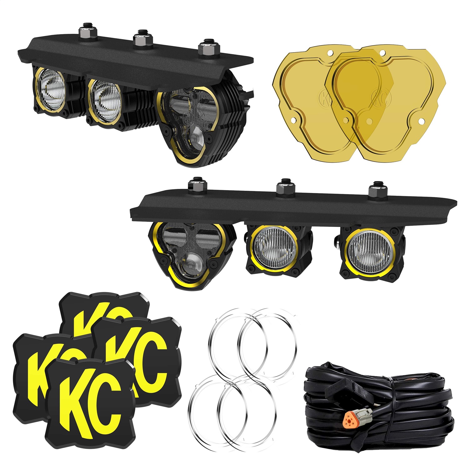 KC HiLites 97168 FLEX ERA Fog Pocket Kit Fits 21-24 Bronco