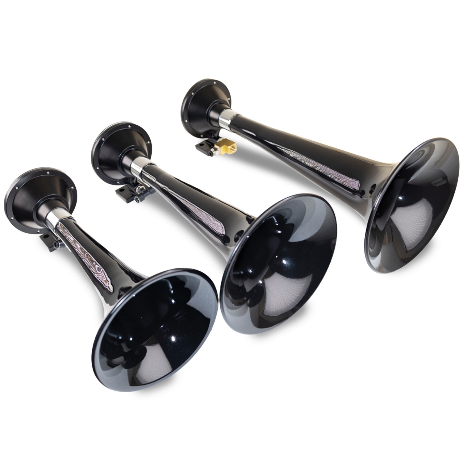 Kleinn Automotive Air Horns 230 Black Triple Horn